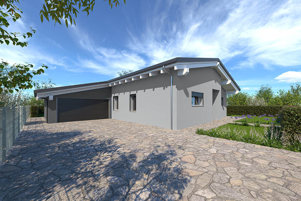 Villa Federica con box garage e giardino