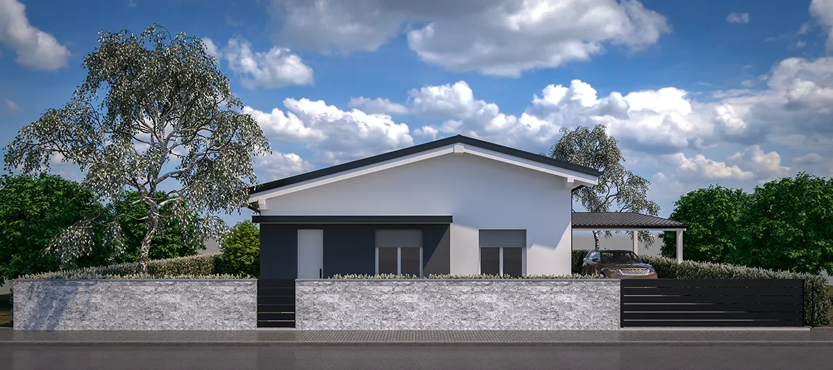 Villa unifamiliare indipendente a piano terra a Vigarano Mainarda